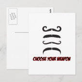 Carte Postale Choisissez votre arme (Devant / Derrière)