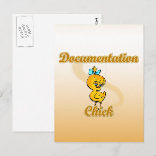 Carte Postale Choix de documentation (Devant / Derrière)