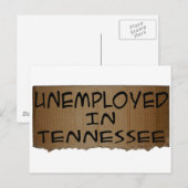 CARTE POSTALE CHÔMAGE AU TENNESSEE (Devant / Derrière)