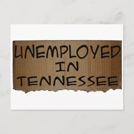 CARTE POSTALE CHÔMAGE AU TENNESSEE (Devant)