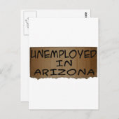 CARTE POSTALE CHÔMAGE EN ARIZONA (Devant / Derrière)