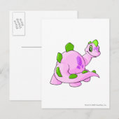 Carte Postale Chomby rose (Devant / Derrière)
