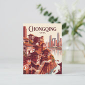 Carte Postale Chongqing Chine (Debout devant)