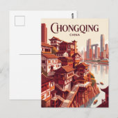 Carte Postale Chongqing Chine (Devant / Derrière)