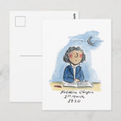 Carte Postale Chopin (Devant / Derrière)