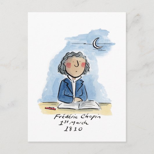 Carte Postale Chopin (Devant)