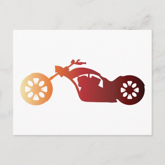 CARTE POSTALE CHOPPER (Devant)