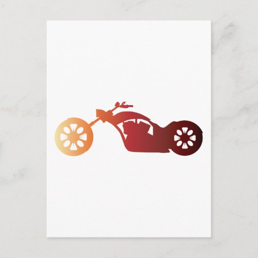 CARTE POSTALE CHOPPER (Devant)