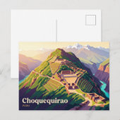 Carte Postale Choquequirao Pérou (Devant / Derrière)
