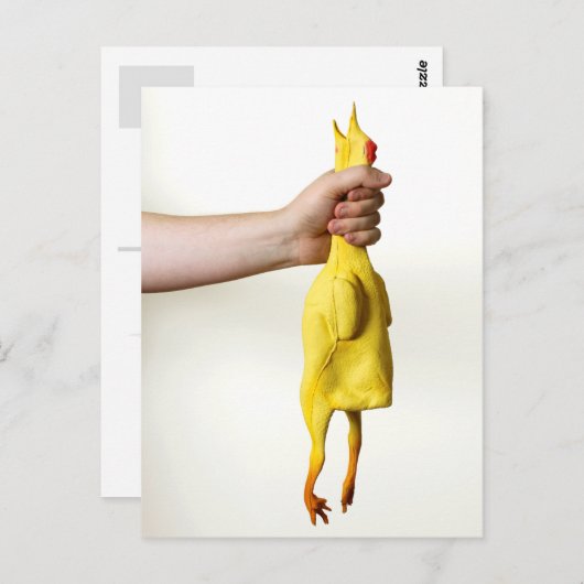 Carte Postale Choquer le poulet (Devant / Derrière)