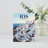 Carte Postale Chora, Ios Grèce (Debout devant)