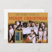 Carte Postale chorale conversation de Noël (Devant / Derrière)