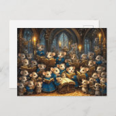 Carte Postale Chorale de souris de l'église (Devant / Derrière)