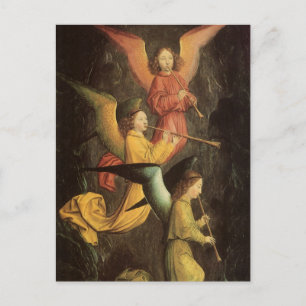 Carte Postale Chorale des anges de Simon Marmion, Art Renaissanc