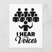 Carte Postale Chorale J'entends des voix (Devant)