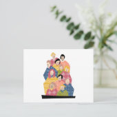 Carte Postale Chorale Motif colorée (Debout devant)