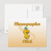Carte Postale Chorégraphe Chick (Devant / Derrière)