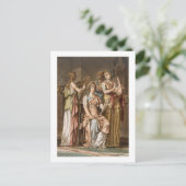 Carte Postale Chorus de Femmes Israélites, costumes pour 'Esther (Debout devant)