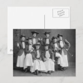 Carte Postale Chorus Galloping Gaily, début des années 1900 (Devant / Derrière)