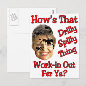 Carte Postale chose à vide (Devant / Derrière)