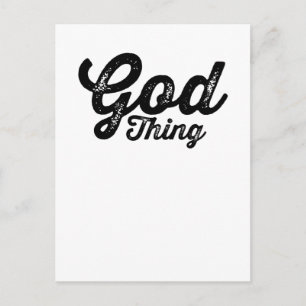 Carte Postale Chose de Dieu Inspiration Chrétienne