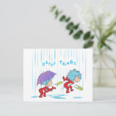 Carte Postale Chose Une Chose Deux Choses Heureuses (Debout devant)