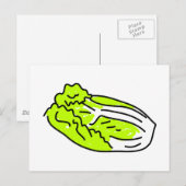 Carte Postale Chou chinois (Devant / Derrière)