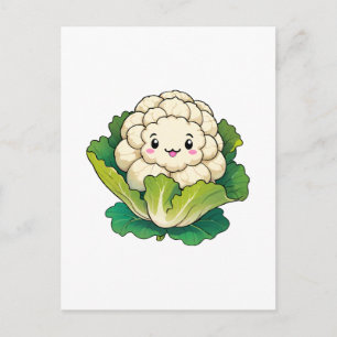 Carte Postale Chou-fleur Kawaii