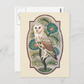 Carte Postale Chouette (Devant / Derrière)