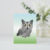 Carte Postale Chouette à cris occidental (Debout devant)