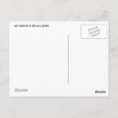 Carte postale : Chouette à grande corne (Dos)
