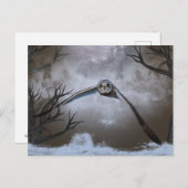 Carte Postale Chouette à oreilles courtes dans les Prairies de S (Devant / Derrière)