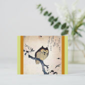 Carte Postale Chouette asiatique (Debout devant)