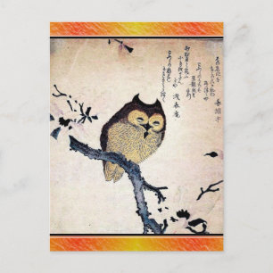 Carte Postale Chouette asiatique