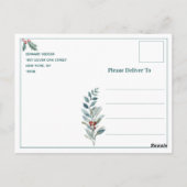 Carte Postale Chouette blanche arctique (Dos)