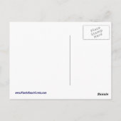 Carte Postale Chouette bleue (Dos)