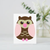 Carte Postale Chouette Brown (Debout devant)