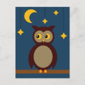 Carte Postale Chouette Brown (Devant)