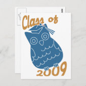 Carte Postale Chouette de classe (Devant / Derrière)