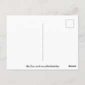 Carte Postale Chouette de la lune de sang (Dos)