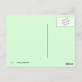 Carte Postale Chouette de la Saint Patrick (Dos)