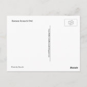 Carte Postale Chouette de l'Est (Dos)