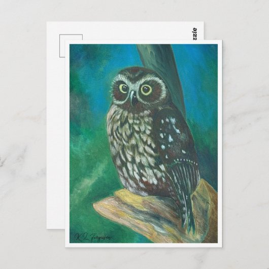 Carte postale Chouette de Morpork (Devant / Derrière)