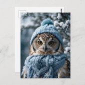 Carte Postale Chouette de Wonderland (Devant / Derrière)