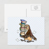 Carte Postale Chouette octavienne (Devant / Derrière)