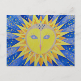 Carte Postale Chouette Sunowl