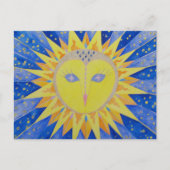 Carte Postale Chouette Sunowl (Devant)