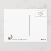 Carte Postale Chouette sur la Lune (Dos)