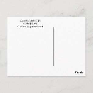 Carte Postale Chouette Tam