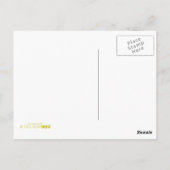 Carte postale Chouette verte (Dos)